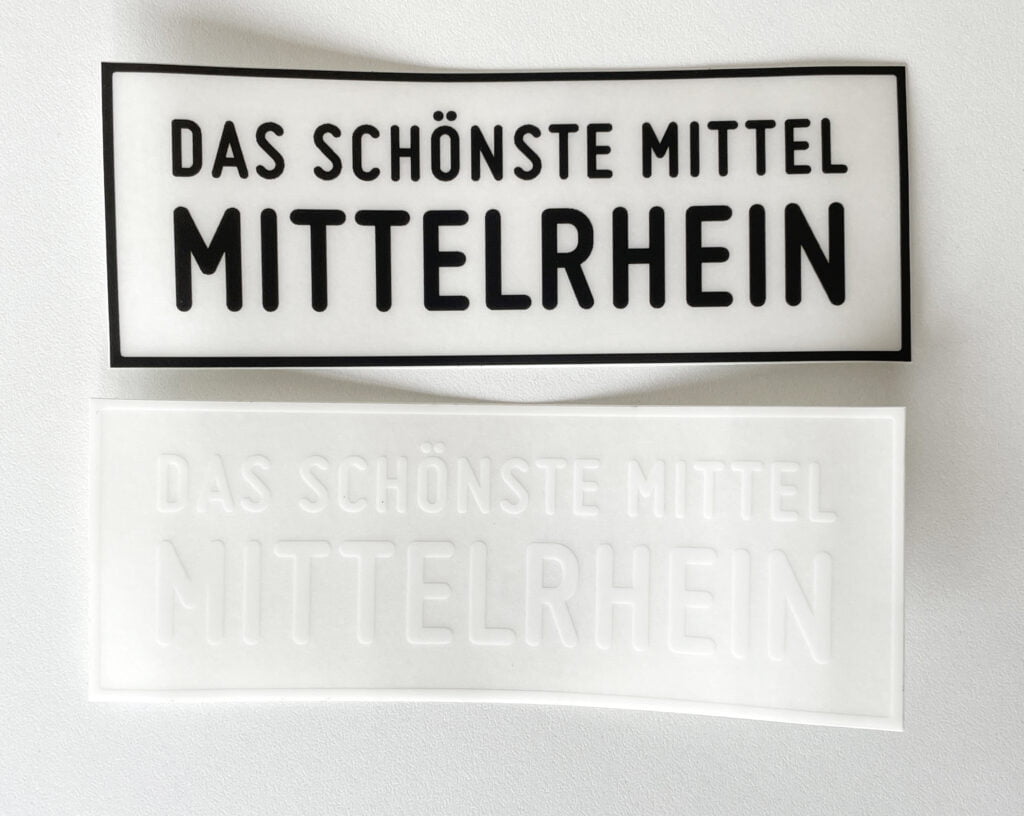 Rkm 550 Aufkleber Das Schönste Mittel Mittelrhein Werkstoff Verlag 5332